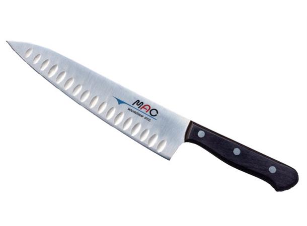 MAC TH-80 Kokkekniv m/luftlom. L:200mm Håndsmidde japanske kniver